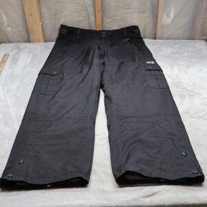 Ocean Earth Snow Pants Mens XL Black OE Pro Series Ski Snow Winter Slopes 42x35